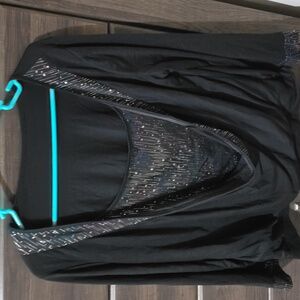 NWOT Ladies black top
